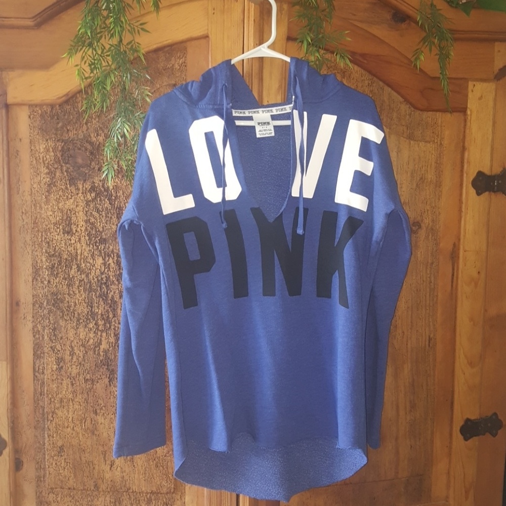 Hooded Victoria Secret Pink Tunic Sweater